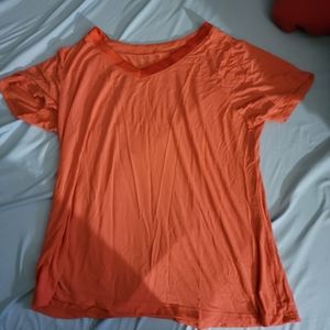 Coral pj shirt